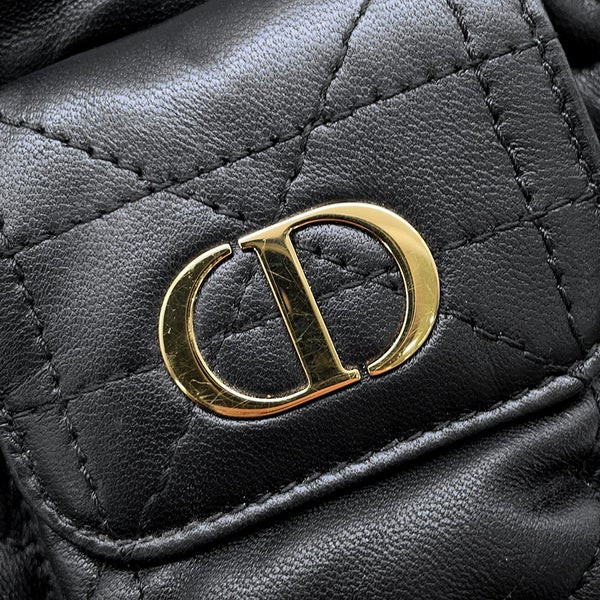 クリスチャン・ディオール リュック カロ ラムスキン M3374UUVB Christian Dior バックパック 黒