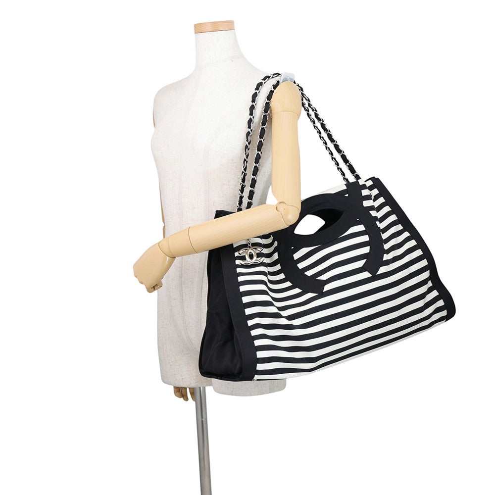 シャネル チェーントートバッグ ココマーク ナイロン CHANEL クルーズ