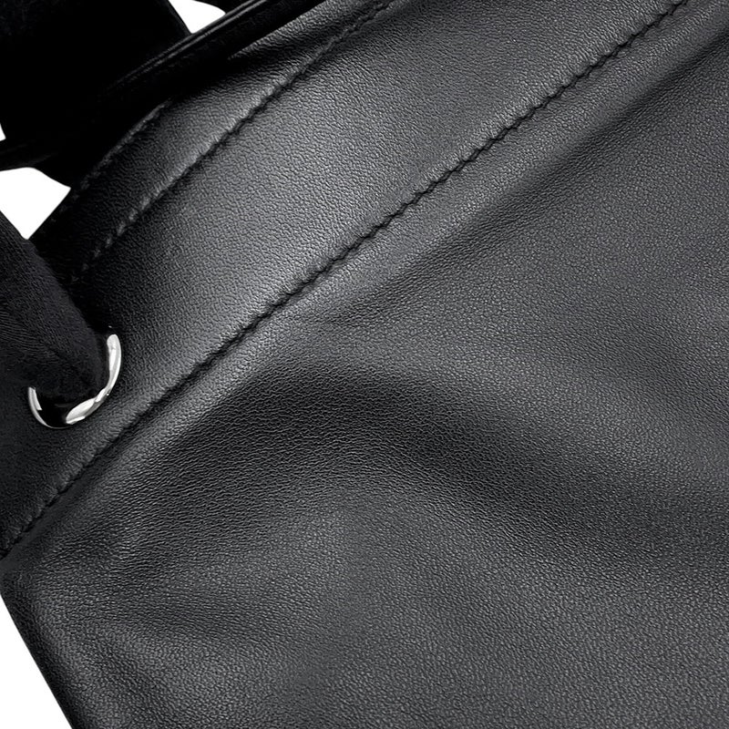 エルメス ショルダーバッグ サックアリーヌ ミニ ブラック/シルバー金具 スイフト Z刻印 HERMES 黒