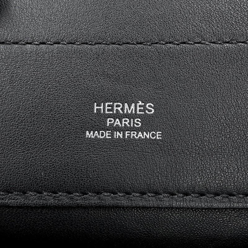 エルメス ショルダーバッグ サックアリーヌ ミニ ブラック/シルバー金具 スイフト Z刻印 HERMES 黒