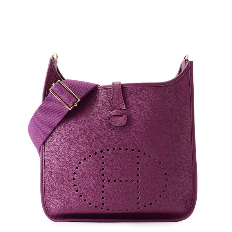 エルメス ショルダーバッグ エブリン3 PM アネモネ/ゴールド金具 トリヨンクレマンス Y刻印 HERMES Evelyne
