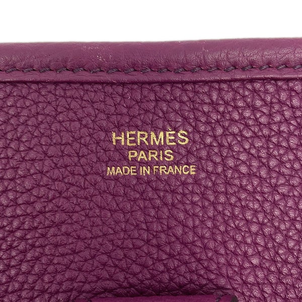 エルメス ショルダーバッグ エブリン3 PM アネモネ/ゴールド金具 トリヨンクレマンス Y刻印 HERMES Evelyne