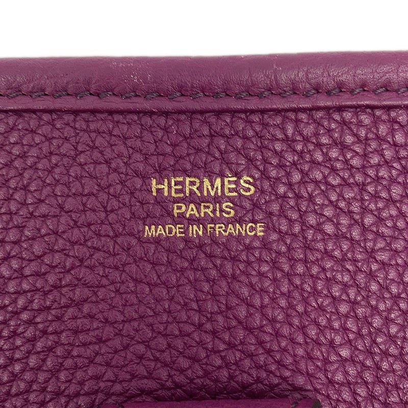 エルメス ショルダーバッグ エブリン3 PM アネモネ/ゴールド金具 トリヨンクレマンス Y刻印 HERMES Evelyne