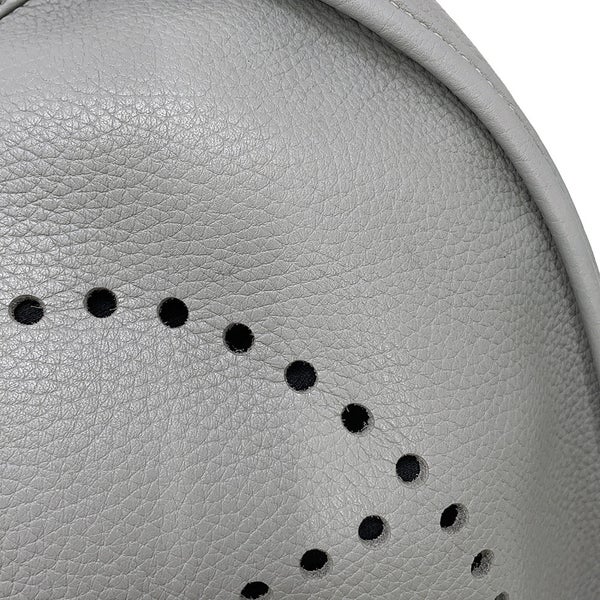 エルメス ショルダーバッグ エブリン3 GM ブルーグラシエ/シルバー金具 トリヨンクレマンス X刻印 HERMES Evelyne