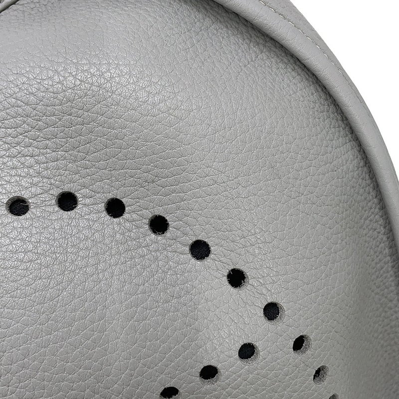 エルメス ショルダーバッグ エブリン3 GM ブルーグラシエ/シルバー金具 トリヨンクレマンス X刻印 HERMES Evelyne