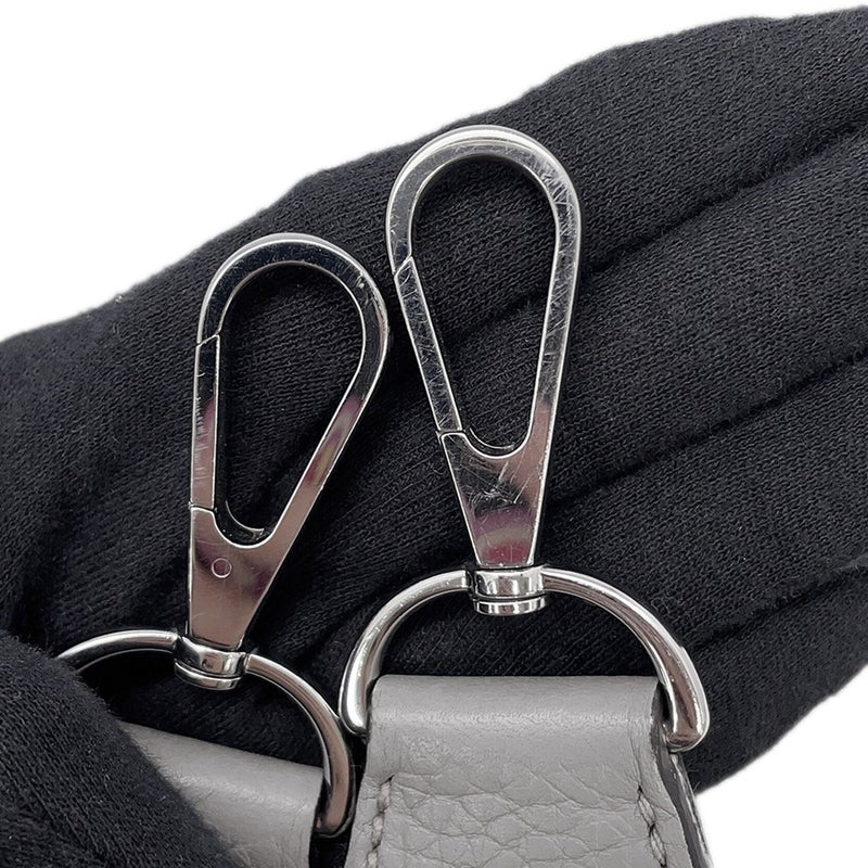 エルメス ショルダーバッグ エブリン3 GM ブルーグラシエ/シルバー金具 トリヨンクレマンス X刻印 HERMES Evelyne