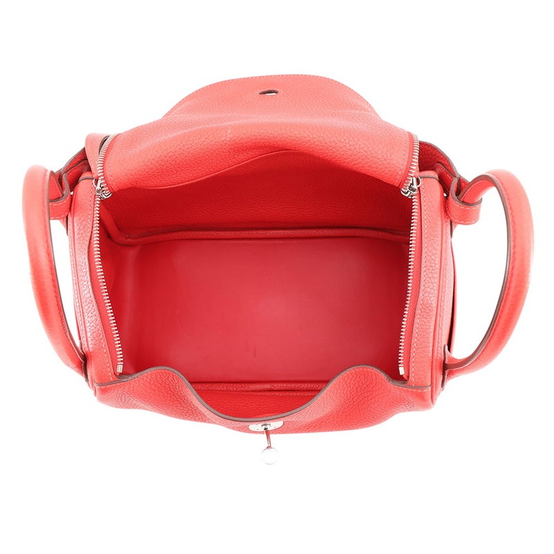 エルメス ハンドバッグ リンディ30  ローズジャイプール/シルバー金具 トリヨンクレマンス T刻印 HERMES 2way