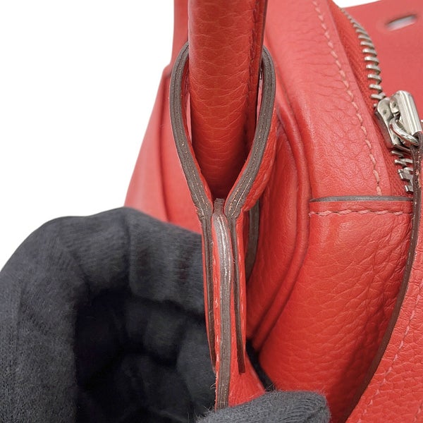 エルメス ハンドバッグ リンディ30  ローズジャイプール/シルバー金具 トリヨンクレマンス T刻印 HERMES 2way