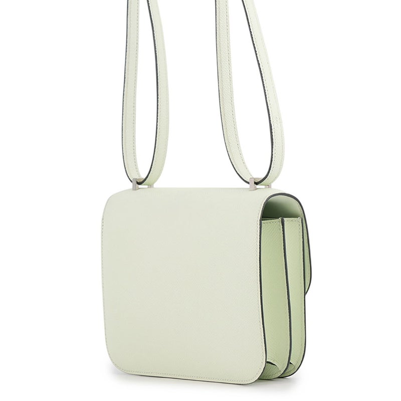 エルメス ショルダーバッグ ミニ コンスタンス3 ヴェールフィズ/シルバー金具 エプソン U刻印 HERMES Constance