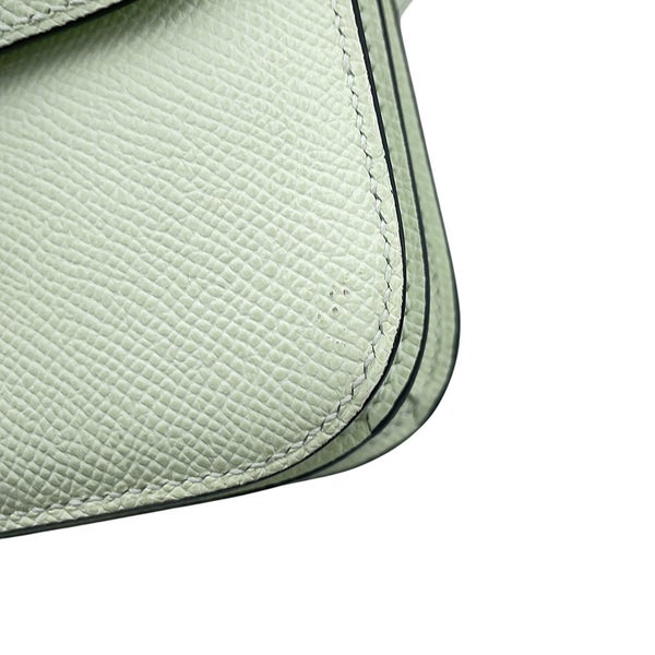 エルメス ショルダーバッグ ミニ コンスタンス3 ヴェールフィズ/シルバー金具 エプソン U刻印 HERMES Constance