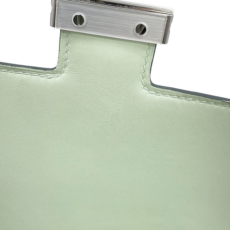エルメス ショルダーバッグ ミニ コンスタンス3 ヴェールフィズ/シルバー金具 エプソン U刻印 HERMES Constance