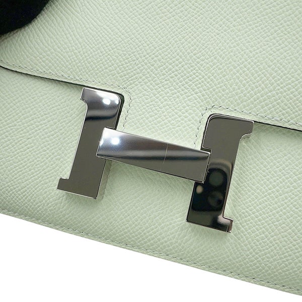 エルメス ショルダーバッグ ミニ コンスタンス3 ヴェールフィズ/シルバー金具 エプソン U刻印 HERMES Constance