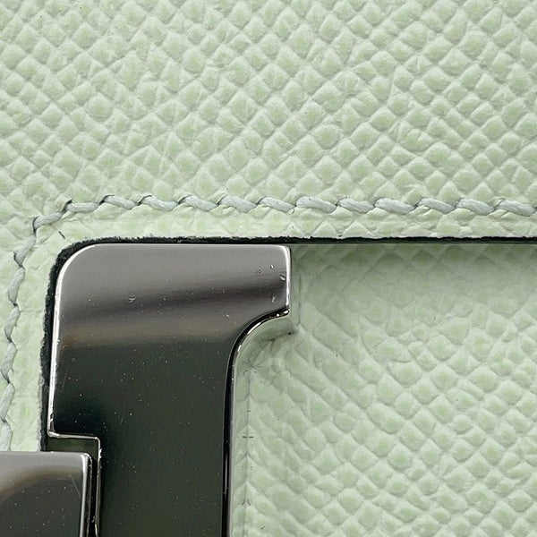エルメス ショルダーバッグ ミニ コンスタンス3 ヴェールフィズ/シルバー金具 エプソン U刻印 HERMES Constance