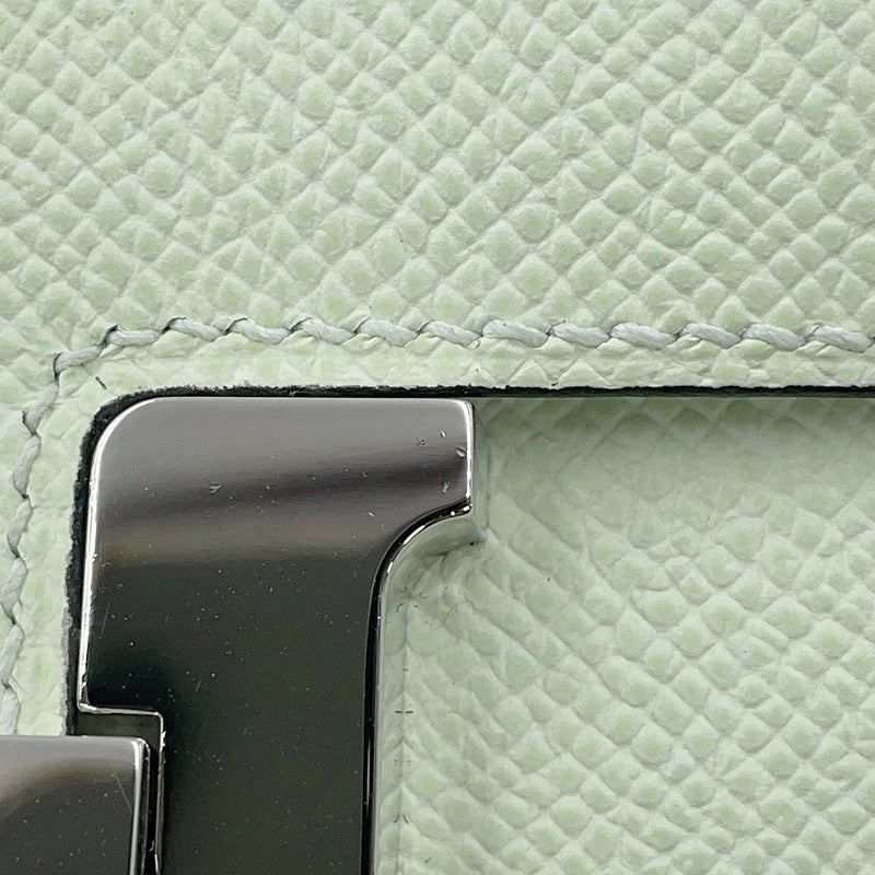 エルメス ショルダーバッグ ミニ コンスタンス3 ヴェールフィズ/シルバー金具 エプソン U刻印 HERMES Constance