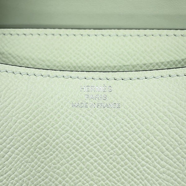 エルメス ショルダーバッグ ミニ コンスタンス3 ヴェールフィズ/シルバー金具 エプソン U刻印 HERMES Constance