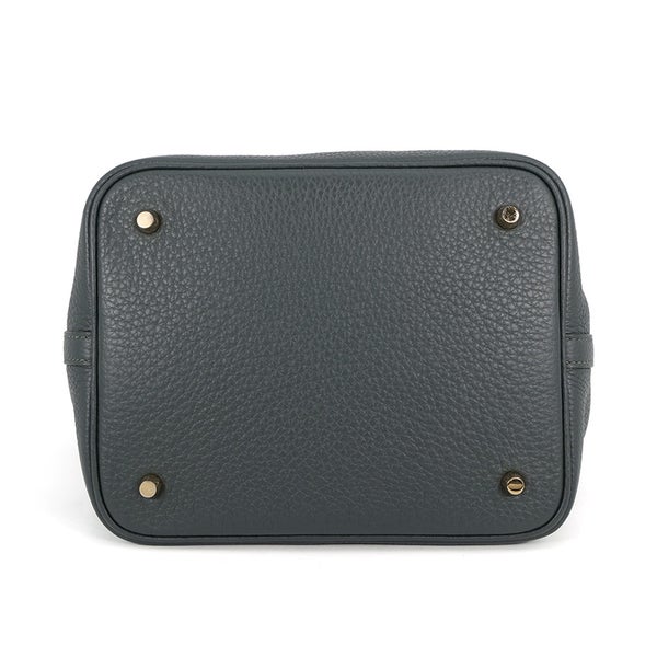 エルメス ハンドバッグ ピコタンロックMM ヴェールフォンセ/ゴールド金具 トリヨンクレマンス K刻印 HERMES