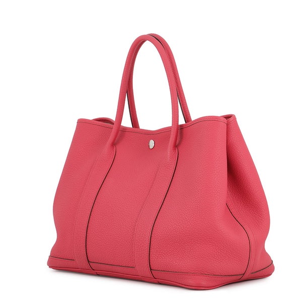 エルメス トートバッグ ガーデンパーティPM ブーゲンビリア/シルバー金具 ネゴンダ T刻印 HERMES Garden Party