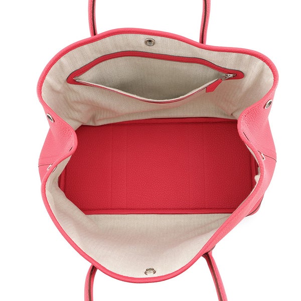 エルメス トートバッグ ガーデンパーティPM ブーゲンビリア/シルバー金具 ネゴンダ T刻印 HERMES Garden Party