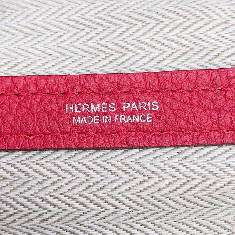 エルメス トートバッグ ガーデンパーティPM ブーゲンビリア/シルバー金具 ネゴンダ T刻印 HERMES Garden Party