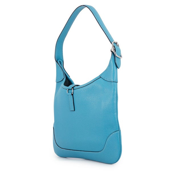 エルメス ショルダーバッグ トリム35 アイボリー/シルバー金具 トリヨンクレマンス □I刻印 HERMES