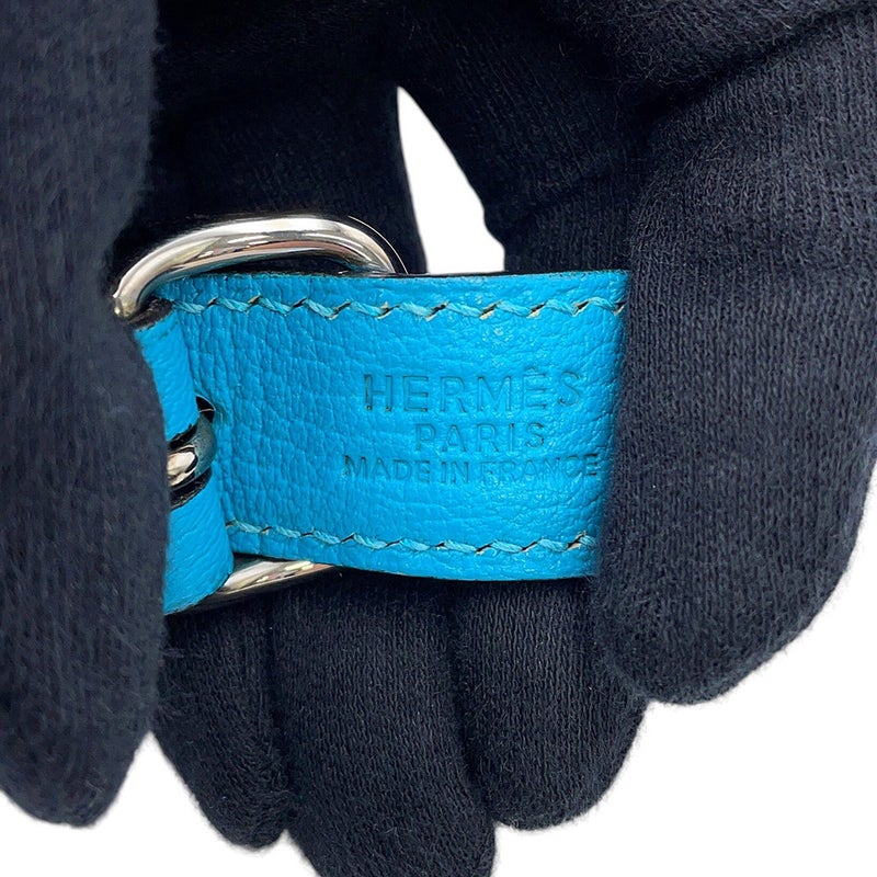 エルメス ショルダーバッグ トリム35 アイボリー/シルバー金具 トリヨンクレマンス □I刻印 HERMES