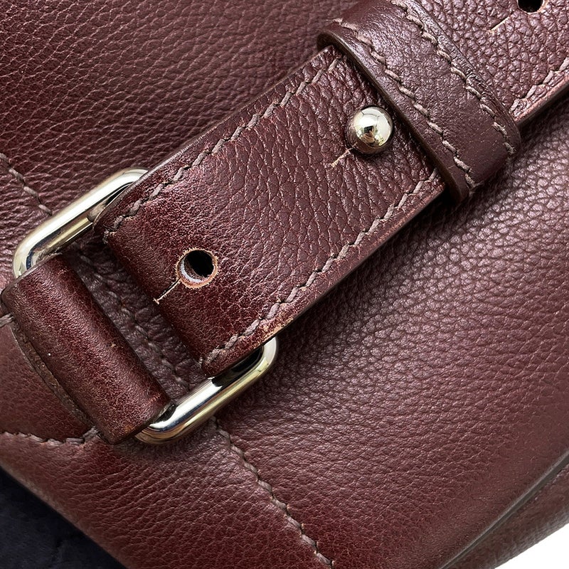 エルメス ショルダーバッグ エブド リポーター ハバナ/シルバー金具 エバーグレイン/キャンバス □Q刻印