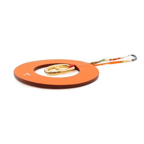 エルメス バッグチャーム プティ アッシュ シェーヌダンクル フー/ゴールド金具 エプソン HERMES