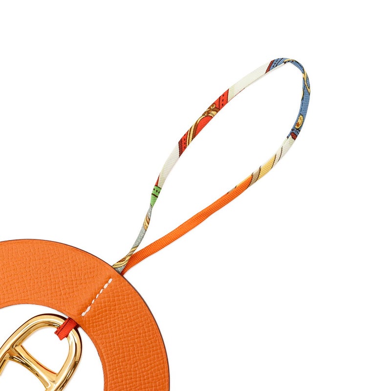 エルメス バッグチャーム プティ アッシュ シェーヌダンクル フー/ゴールド金具 エプソン HERMES
