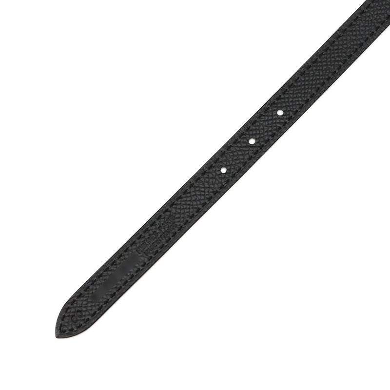 エルメス ベルト  コリエ・ド・シアン クレ/ブラック/シルバー金具 スイフト/エプソン B刻印 サイズ80 黒