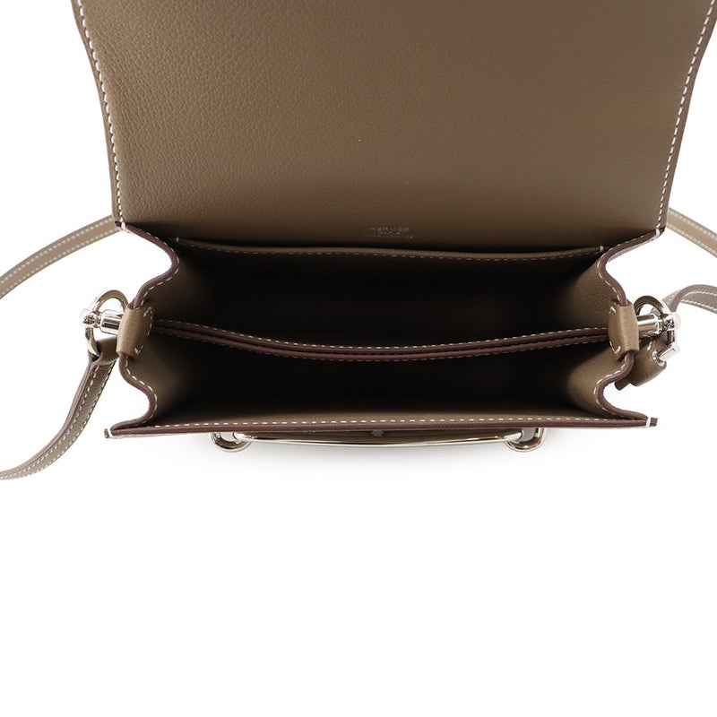 エルメス サック ロウリス ルリ ミニ エトゥープ/シルバー金具 エバーカラー G刻印 HERMES