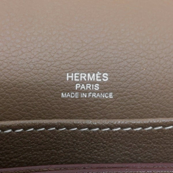 エルメス サック ロウリス ルリ ミニ エトゥープ/シルバー金具 エバーカラー G刻印 HERMES