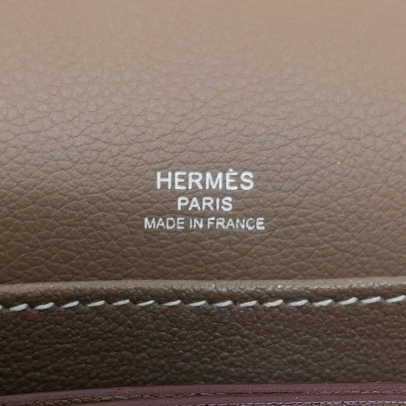 エルメス サック ロウリス ルリ ミニ エトゥープ/シルバー金具 エバーカラー G刻印 HERMES