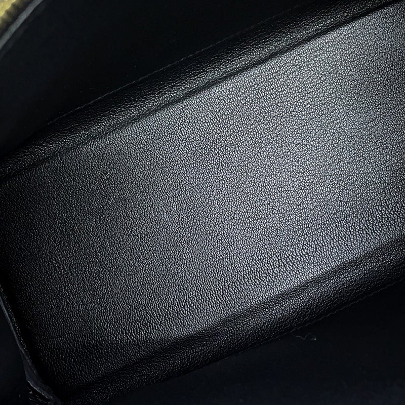 エルメス ハンドバッグ ケリー25 内縫い ブラック/ゴールド金具 トゴ Z刻印 ２wayショルダー 黒