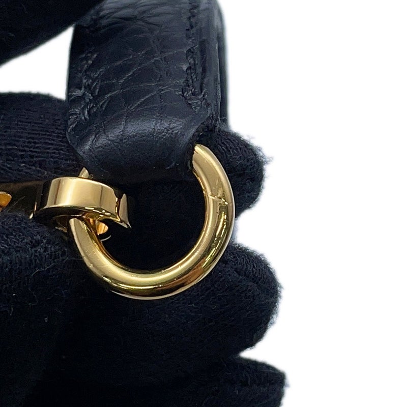 エルメス ハンドバッグ ケリー25 内縫い ブラック/ゴールド金具 トゴ Z刻印 ２wayショルダー 黒
