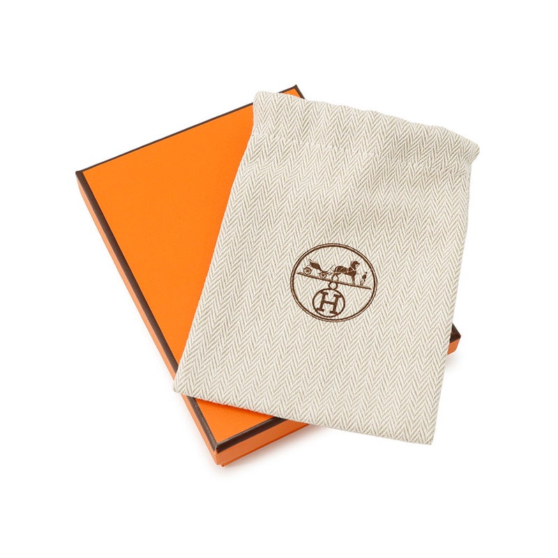 エルメス ネックレス ミニ・ポップアッシュ ブラック/ピンクゴールド金具 HERMES アクセサリー ポップH 黒