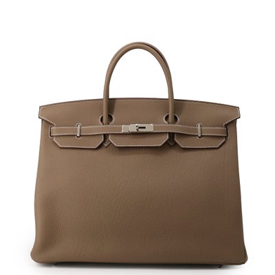 Hermès Birkin 40 Etoupe Togo Palladium