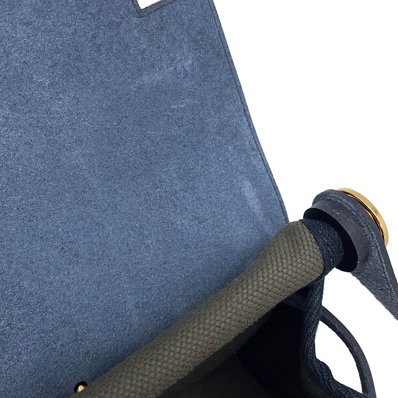 エルメス ショルダーバッグ エールバッグジップ ミニ ヴェールブロンズ/ブラック/ブラック/ゴールド金具 トワルミリタリー G刻印