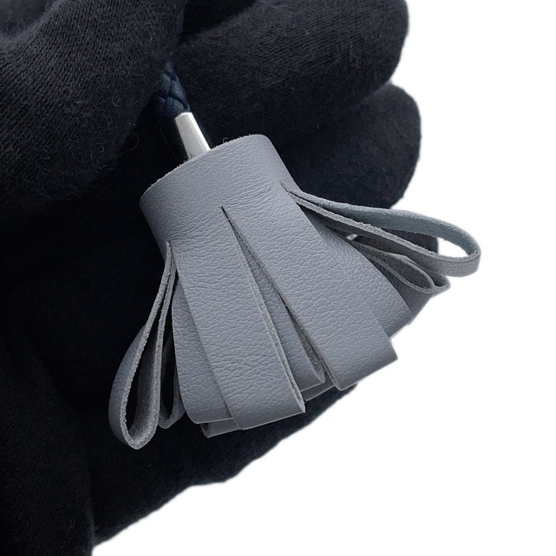 エルメス ブローチ フルール ブルーリン/ブルーネイビー/シルバー金具 スイフト HERMES アクセサリー