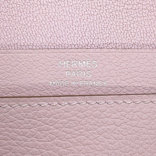 エルメス カードケース R.M.S モーヴペール/シルバー金具/ラッカー金具 エバーカラー B刻印 名刺入れ RMS