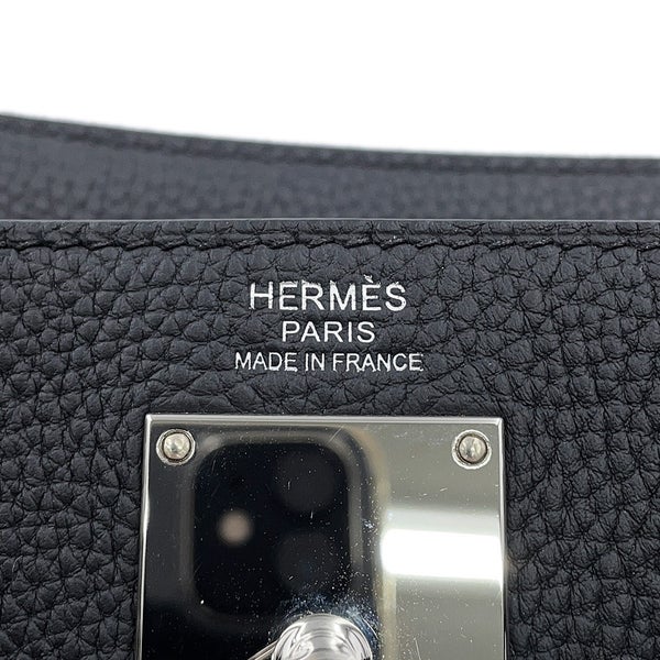 エルメス ボディバッグ ケリー アッカドPM ブラック/シルバー金具 トゴ W刻印 HERMES メンズ