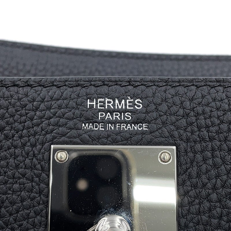 エルメス ボディバッグ ケリー アッカドPM ブラック/シルバー金具 トゴ W刻印 HERMES メンズ