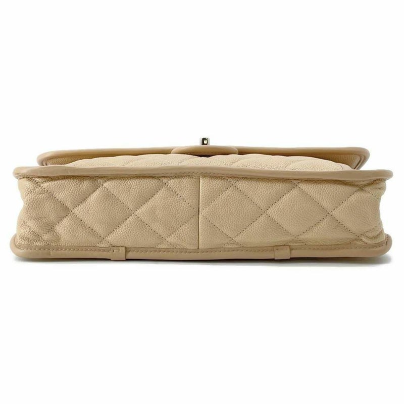 シャネル チェーンショルダーバッグ マトラッセ フレンチリビエラ ココマーク ソフトキャビアスキン A66801