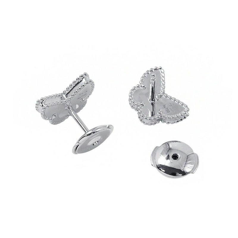 ヴァンクリーフ&アーペル ピアス スウィート パピヨン ピアス ターコイズ K18WGホワイトゴールド VCARN5JN00