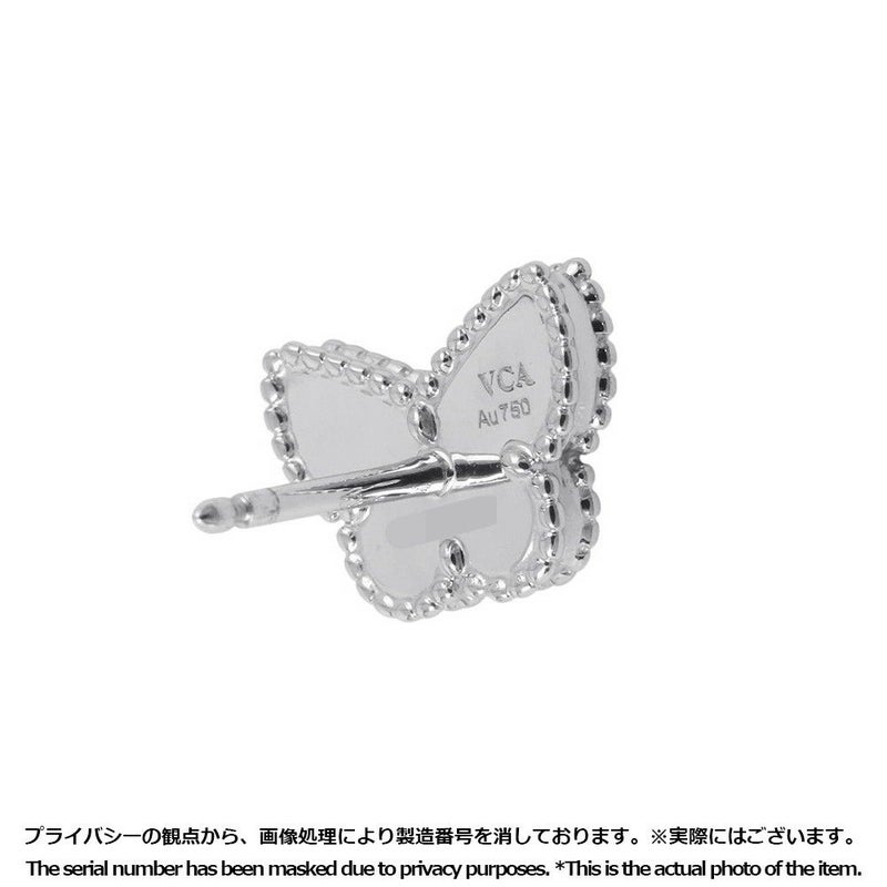 ヴァンクリーフ&アーペル ピアス スウィート パピヨン ピアス ターコイズ K18WGホワイトゴールド VCARN5JN00