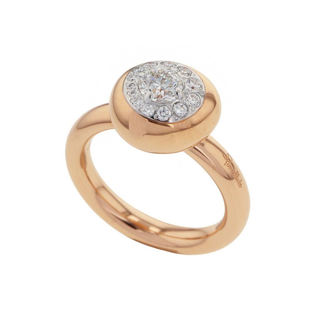 ポメラート リング ヌヴォラ リング ダイヤモンド 0.5ct K18PGピンク