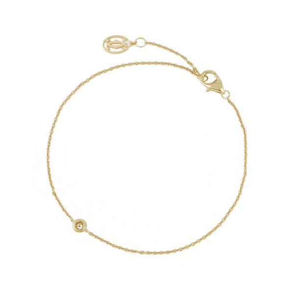 カルティエ ブレスレット ダムールXS ダイヤモンド 1P 0.04ct K18YGイエローゴールド B6045617 Cartier