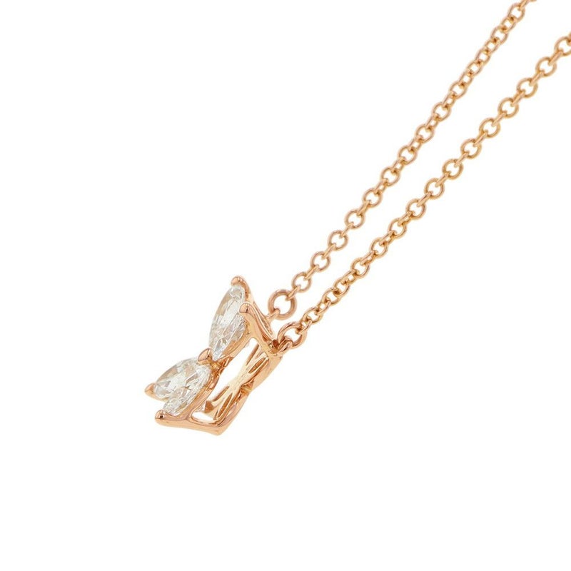 ティファニー ネックレス ビクトリア ペンダント ミディアム ダイヤモンド 計0.46ct K18PGピンクゴールド 60011631