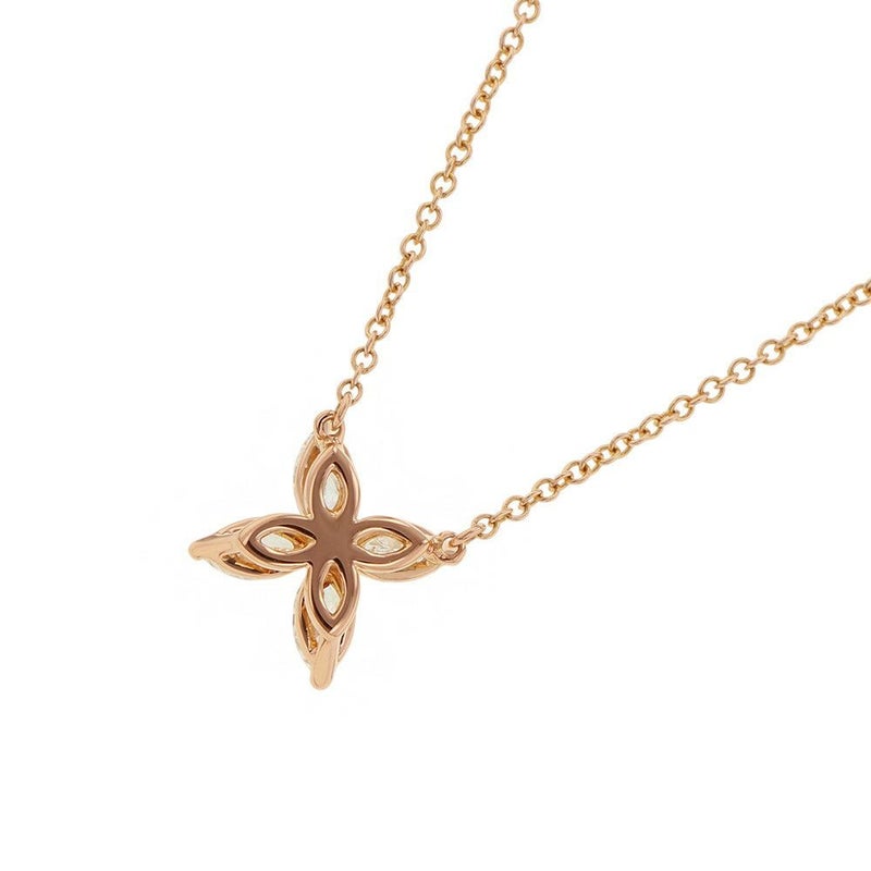 ティファニー ネックレス ビクトリア ペンダント ミディアム ダイヤモンド 計0.46ct K18PGピンクゴールド 60011631