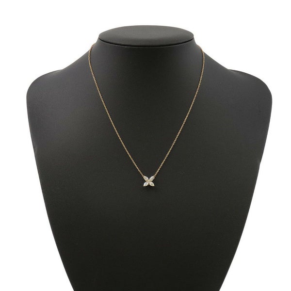 ティファニー ネックレス ビクトリア ペンダント ミディアム ダイヤモンド 計0.46ct K18PGピンクゴールド 60011631