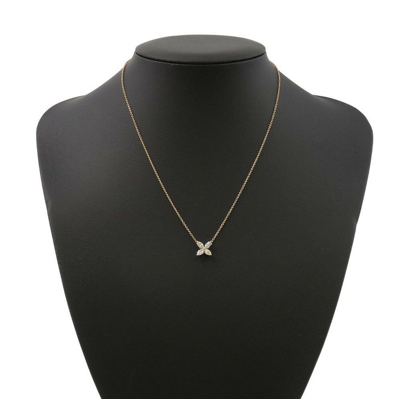 ティファニー ネックレス ビクトリア ペンダント ミディアム ダイヤモンド 計0.46ct K18PGピンクゴールド 60011631